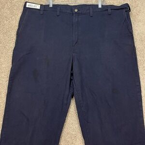 Workrite FR Flame Resistant Pants Navy Blue Mens Size 48x25 Cat 2 2112‎ Workwear